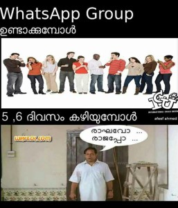 Whatsapp group. …..